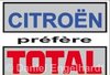 Sticker 'Citroen préfère Total'