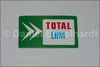 Aufkleber LHM Total für LHM-Behälter Citroen (3 x 5 cm)