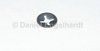 Fixation clip for double chevrons and logos Citroen 2CV, Ami 8, DS