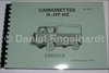 Citroen-spare parts catalogue n. 651, reprint, Camionettes H, HY, HZ gasoline Ed. 7/1074