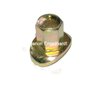 Dome nut (closed version) for wheel rim Citroen 2CV, GS/A. Zinc plated yellow