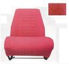 Kit of seat covers Ami 8 / Super estate, red fabric, separated front seats and pliable rear bank