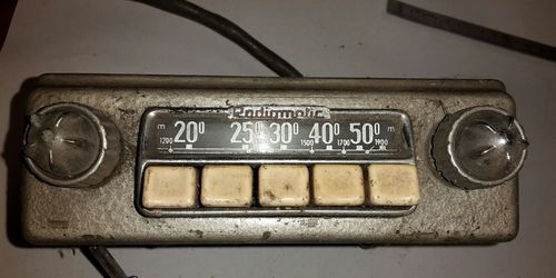Car radio vintage Radiomatic