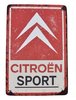 'CITROEN SPORT' publicity panel red and white