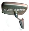 Exterior rear view mirror silver brushed, left / right, UNI, for Ami 8, GS, DS, LN etc
