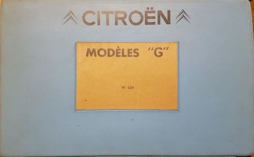 Citroen Ersatzteilkatalog Citroen GS Nr. 624 / Originalordner von Citroen