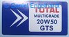Autocollant huile moteur Total Multigrade 20W50 GTS