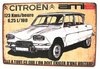 Plaque publicitaire 'Citroen Ami 6'